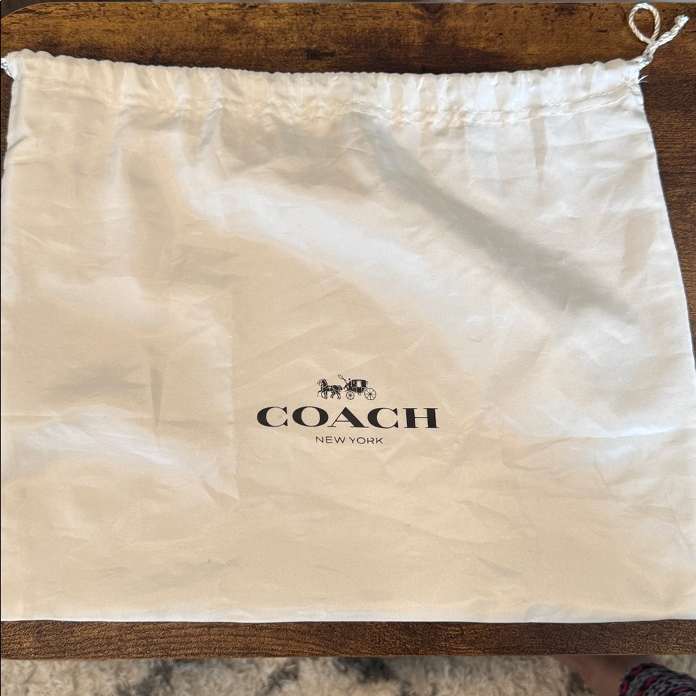 Coach Red Minetta Satchel with unbranded Cherry Charm and Coach Dustbag NWT - Picture 11 of 11